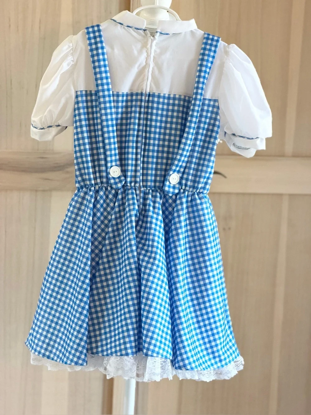 Rubie’s Wizard of Oz Dorothy Gingham Dress | Costume. Girl’s Sz-M Blue| White.